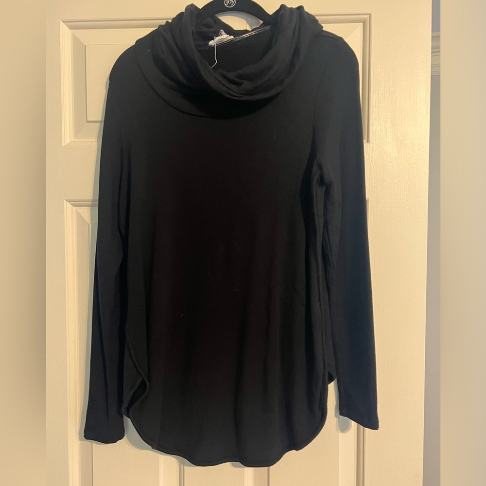 Loft Black Cowl Neck Sweater